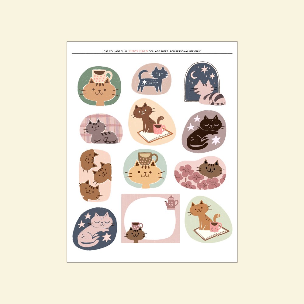 Digital: Cozy Cats