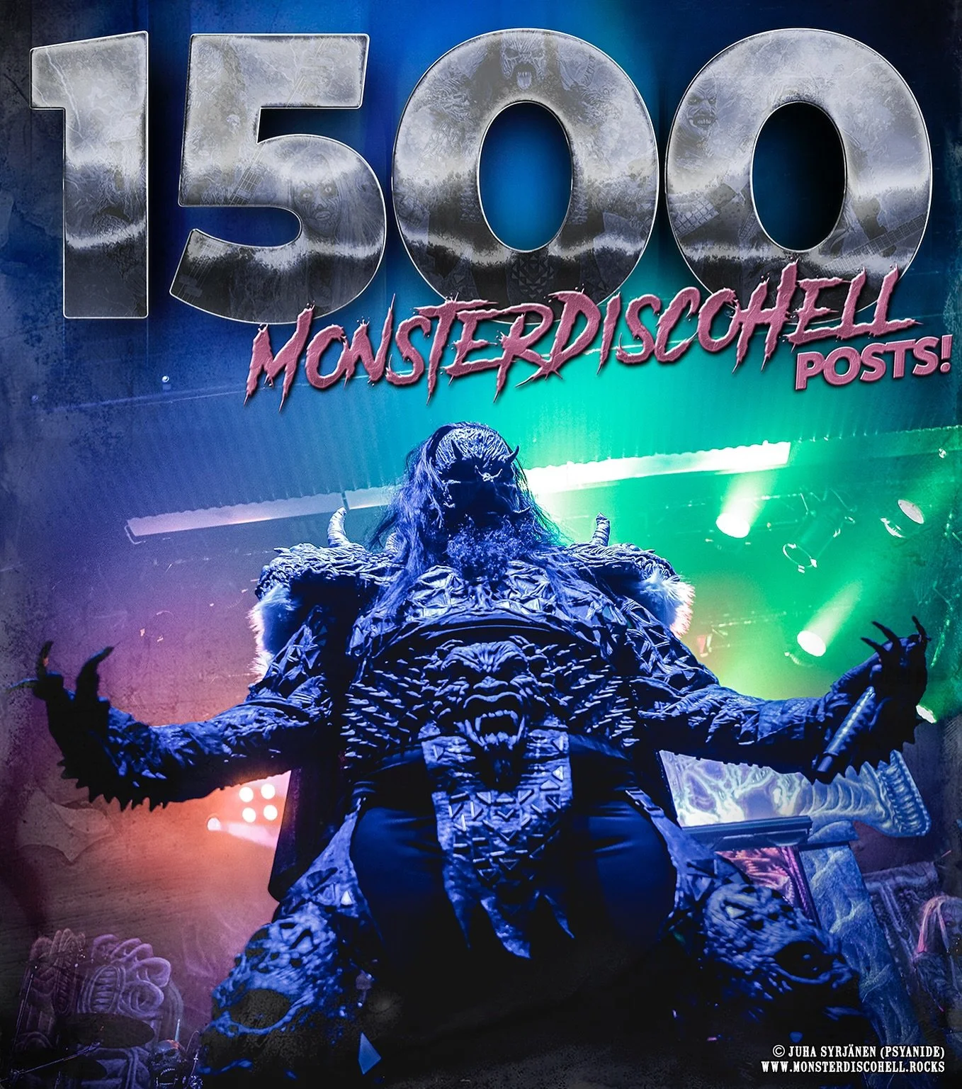 Happy Saturday and weekend, monstermaniacs! This Saturday is kinda special here on MDH, because today’s post is the 1500th daily post on my account! That’s 1500 non-stop days of 100% original Lordi content, just for your pleasure! That&rs
