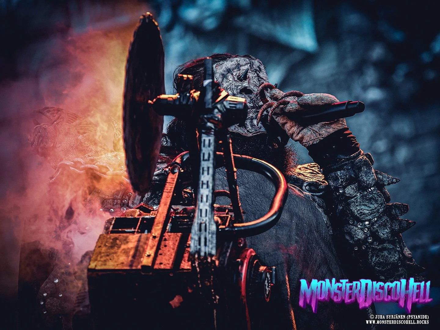 We haven&rsquo;t had a SAWturday shot in a while, so let&rsquo;s have one for today, why not! This previously unused shot of Mr. Lordi with his rusty but trusty circular saw, was taken at Rockfest, Hyvink&auml;&auml; on June 8th 2023. And hey, it&rsq