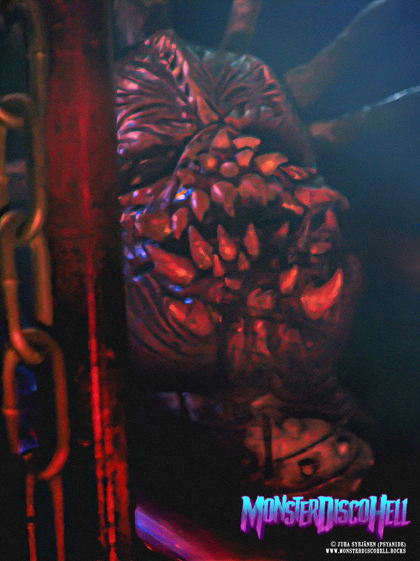It&rsquo;s Throwback Thursday time again, and for today, let&rsquo;s post this close-up shot of the Deadache era Kita and his jaws of death roaring throughout space and time. This photo was taken at Tavastia, Helsinki on Halloween 2008, at the Deadac