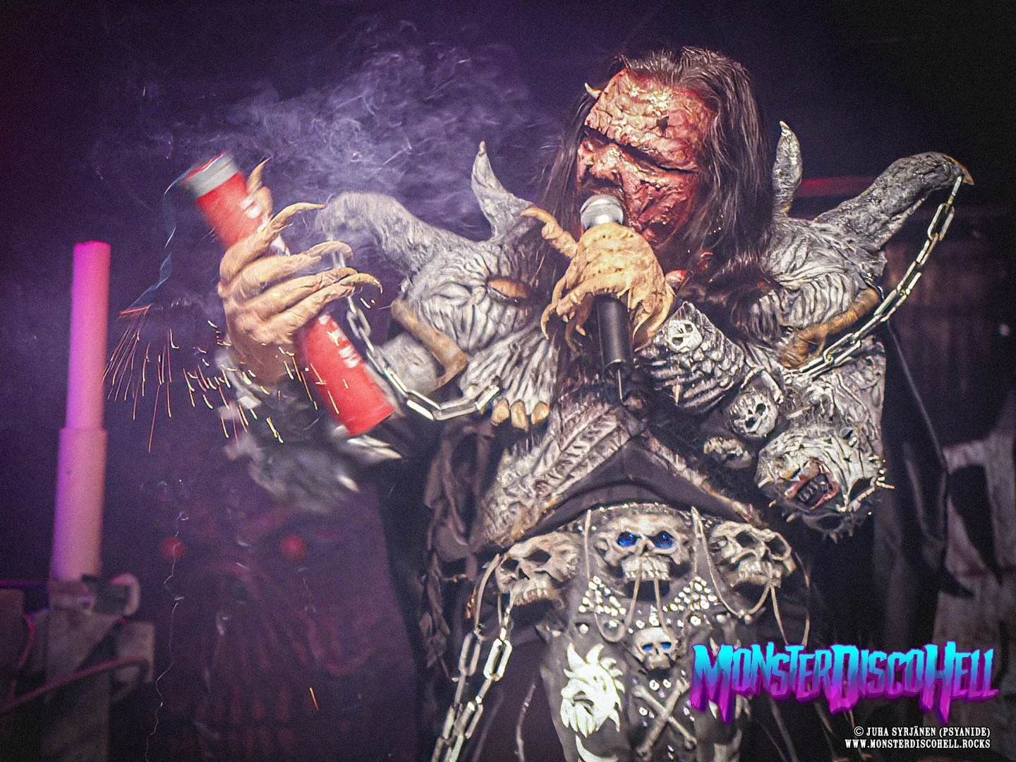 Dynamite Tonite! For this Throwback Thursday, let&rsquo;s have this classic MDH photo I haven&rsquo;t posted here on socials before, taken at the very first Lordi show I ever photographed, at Nosturi, Helsinki on March 7th 2003, close to 23 years ago