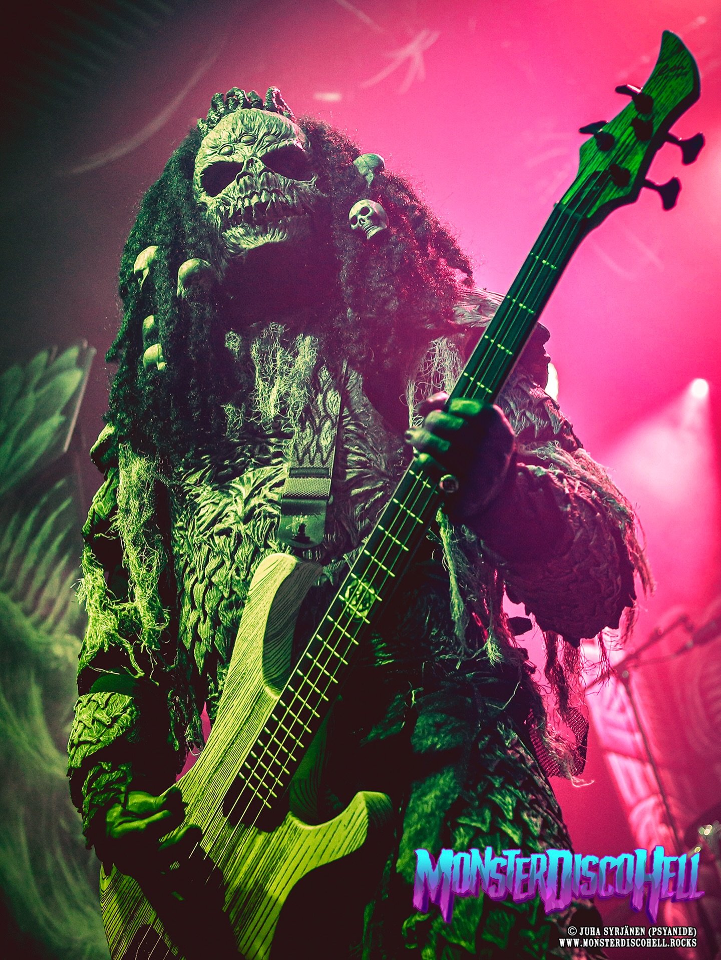 It&rsquo;s Hiistai, and the eve before Christmas Eve. So, why not enjoy this previously unused shot of the Reptroll in kinda festive stage lighting colors, taken at Tavastia, Helsinki on March 22nd 2025. Are you ready for the Hellidaze? Preparations 