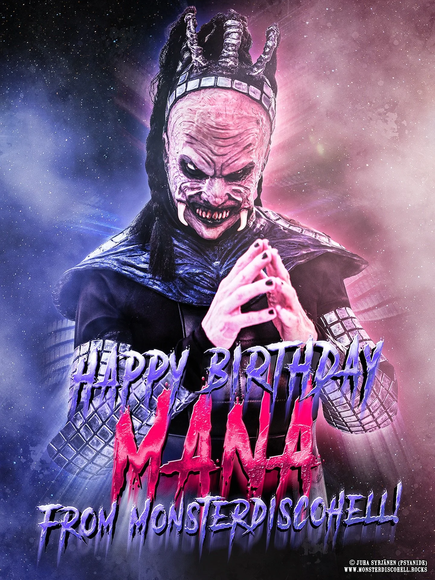 Today, on December 26th, we celebrate Mana&rsquo;s birthday! Happy birthday you crazy banger of drums! The Pale Pastor, the Minister of Sinister, the Cutterfly&hellip; we salute you! Let&rsquo;s send our best and biggest birthday wishes to Mana today