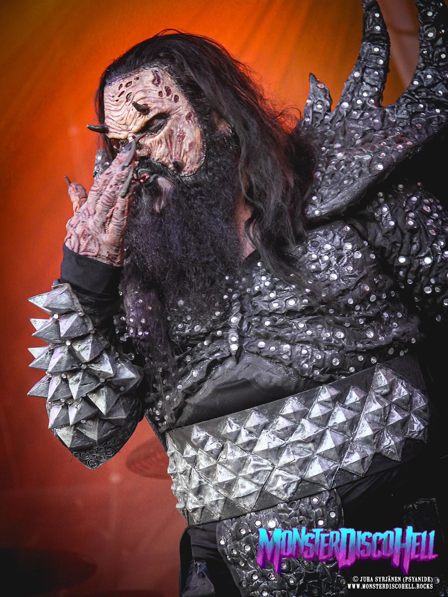 It&rsquo;s Sunday Sundries time, and we can post whatever we feel like (like we couldn&rsquo;t every day, hah!) and for today, here&rsquo;s just a previously unused shot of Mr. Lordi licking his finger. Only he knows where those fingers have been! Th