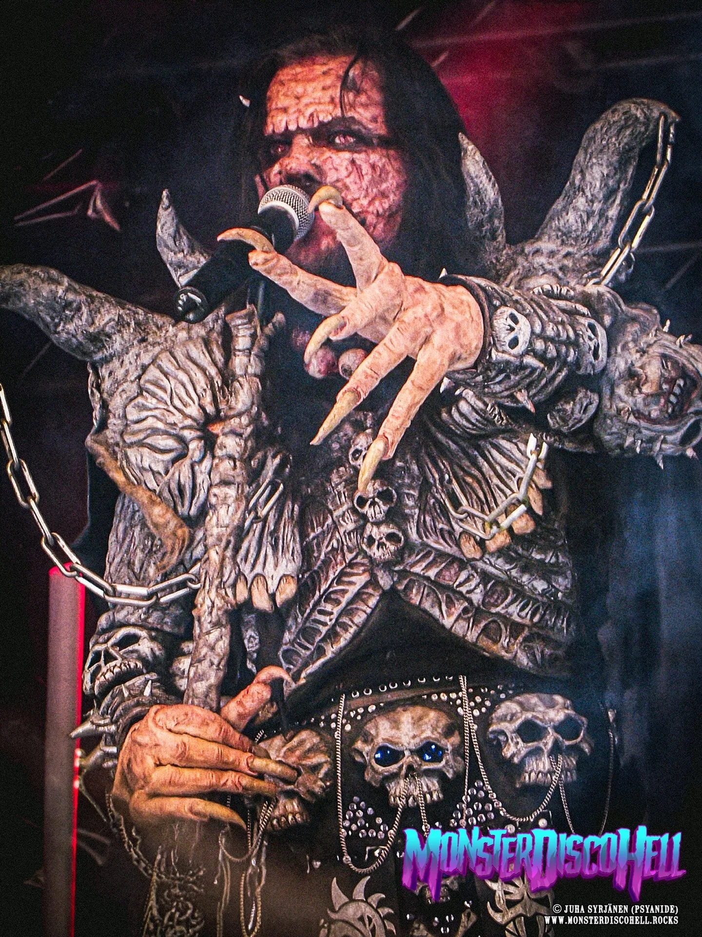 Happy Saturday and weekend, monstermaniacs! 23 years ago today, on March 7th 2003, my Lordi photography career started! The band played at Nosturi, Helsinki and Mr. Lordi invited me behind the scenes, to see how the monster sausage is made, and to ge