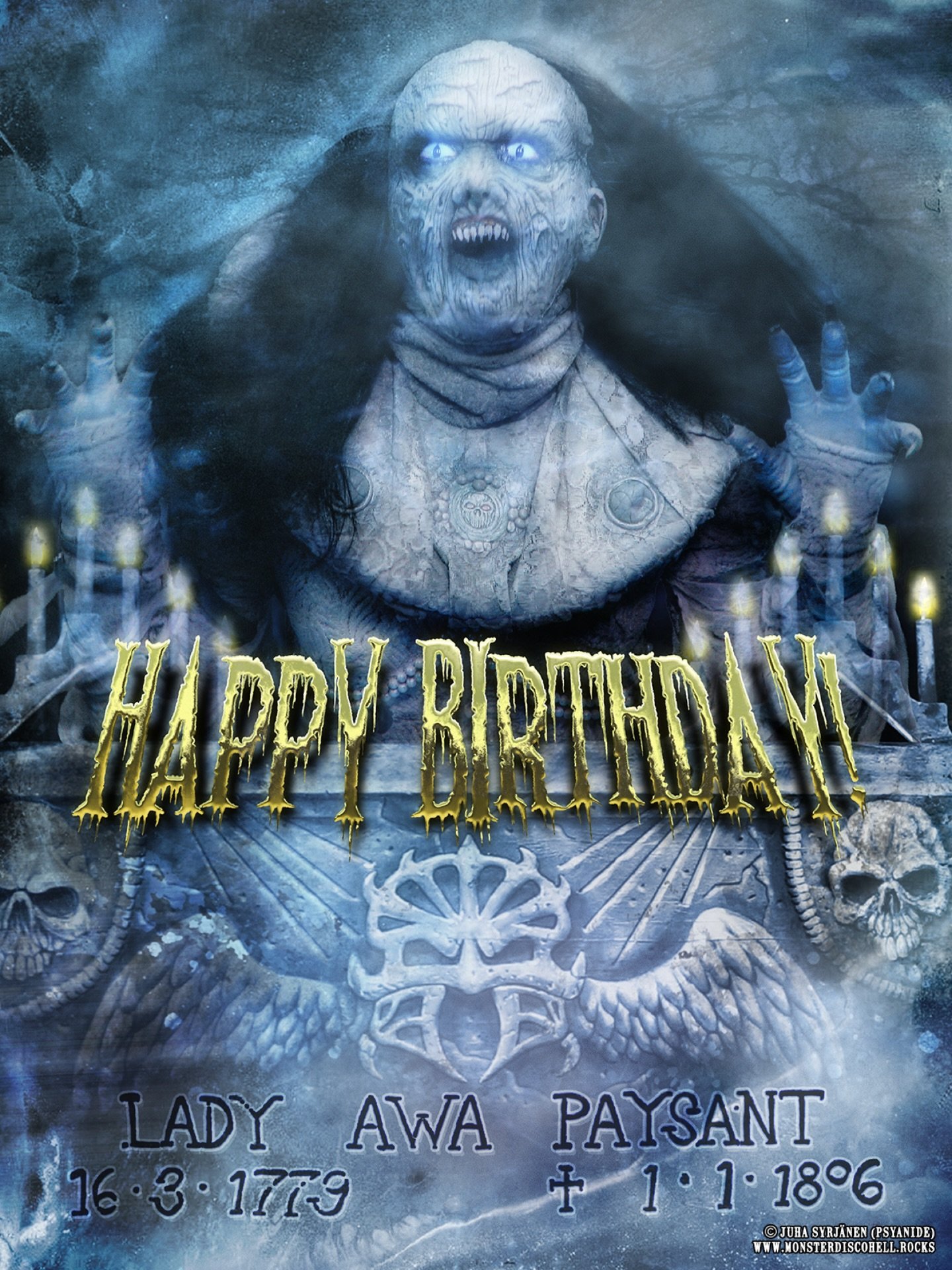 Today, on March 16th, we celebrate Lady Awa&rsquo;s birthday here on MDH! Let&rsquo;s all send the Ghostly Countess our biggest and best birthday wishes for her 247th birthday! And hey, today is of course also a Manaday, and we&rsquo;ll slip Mana in 