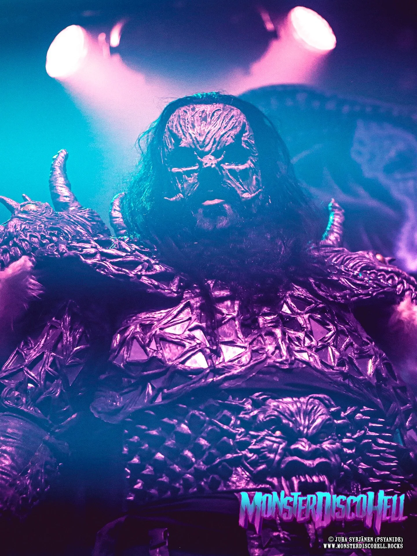Neon storm, demon horns, evil born, godlike form&hellip; Happy Saturday and weekend, everybody! We haven&rsquo;t had a proper Mr. Lordi post this week yet, so why not have one for today! Here&rsquo;s a previously unused, maybe even a little artsy sho