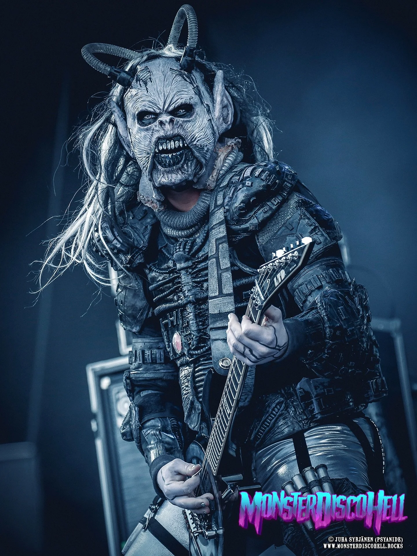 For today&rsquo;s mid-week mechanical machine monsterman madness moment post, what if we just post this previously unused Screem Writers Guild era shot of Kone, taken at Rockfest, Hyvink&auml;&auml; on June 8th 2023? These years and eras go by so fas