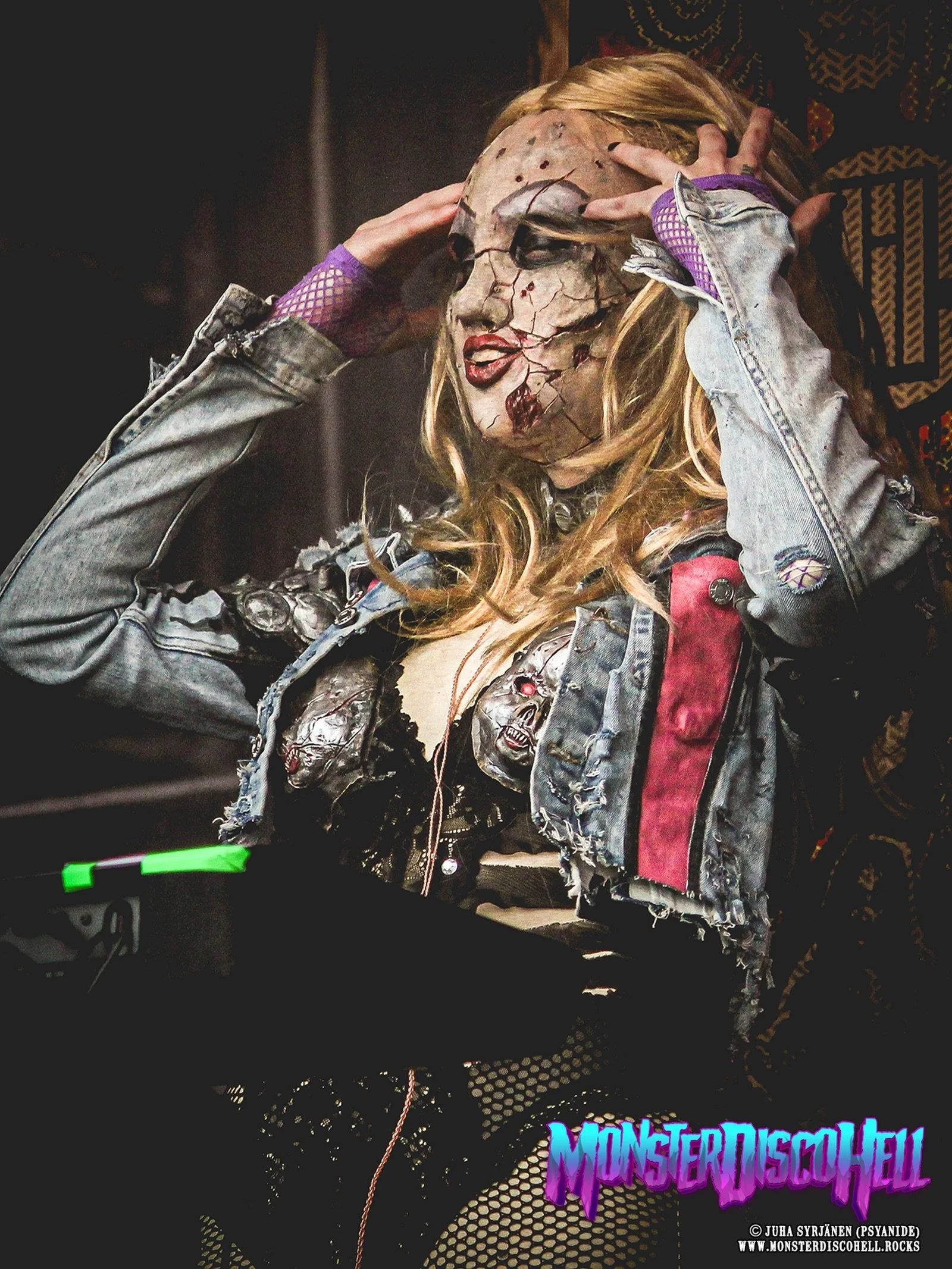 We&rsquo;ll have a Hella post for this Throwback Thursday! This previously unused shot of the Schizo Doll doing, hmmh, something, was taken at the Rock in the City Kerava festival on July 29th 2022. But help me out here, what is she doing? Summoning 