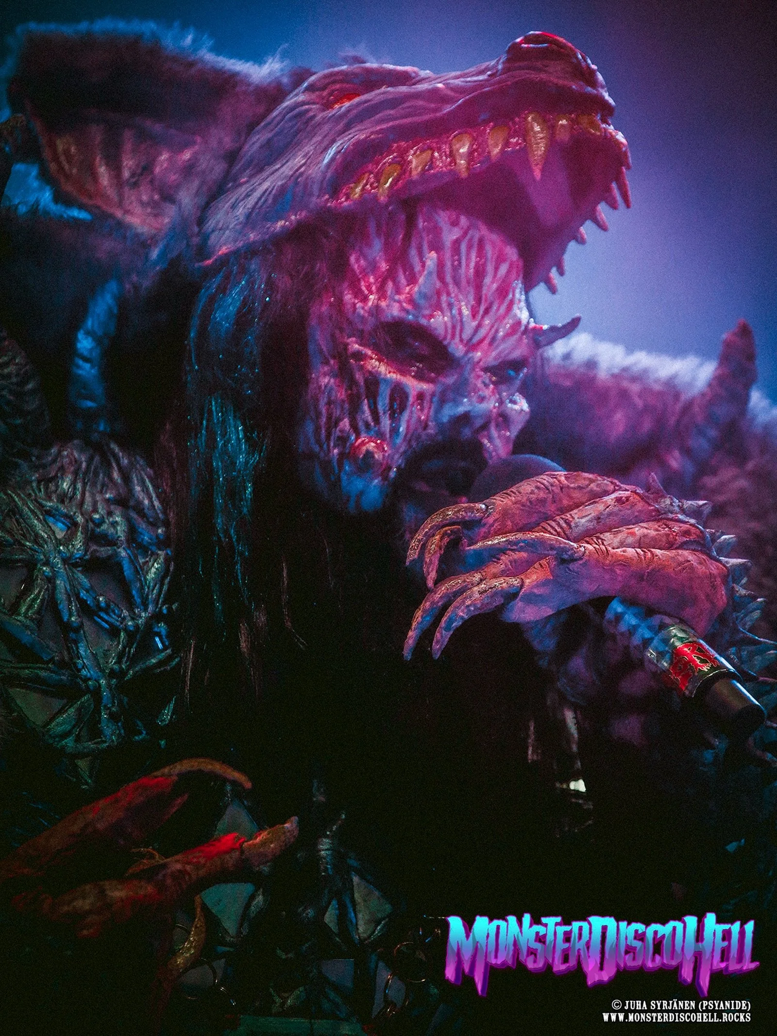 We haven&rsquo;t had the big guy in our posts this week yet, so there you go! Here&rsquo;s a shot of Mr. Lordi wearing a revamped version of that classic wolf pelt, first introduced during The Monsterican Dream era live shows. It was later used usual