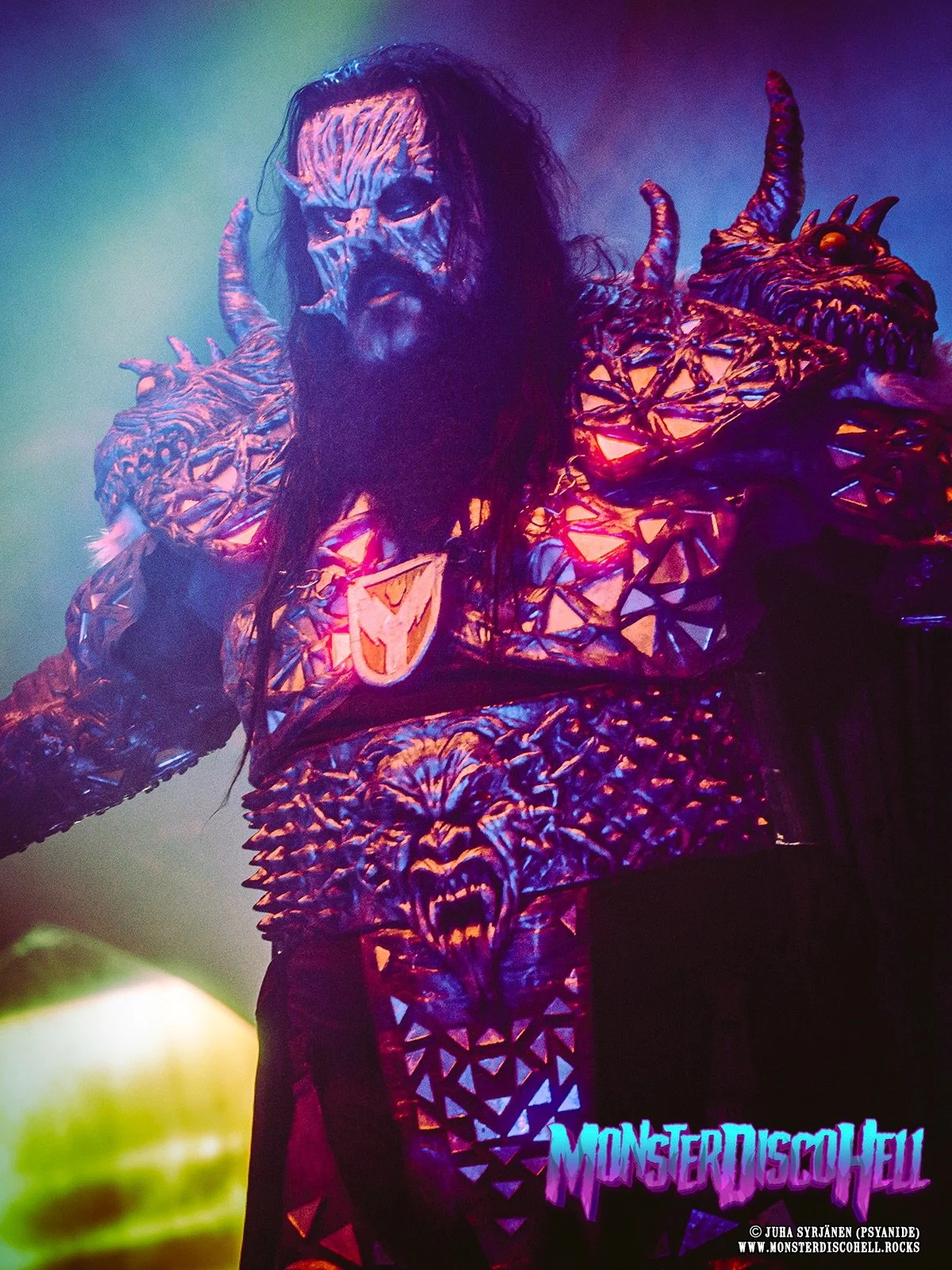 Happy Saturday, everyone! Not much to say or update here today, I&rsquo;m off to play my bass, do my stuff, so I&rsquo;ll leave you with this shot of Mr. Lordi, taken at Simerock, Rovaniemi on August 8th 2026. Play nice while I&rsquo;m away! Photo by