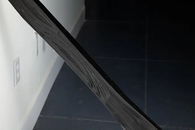 closeup of design on knife