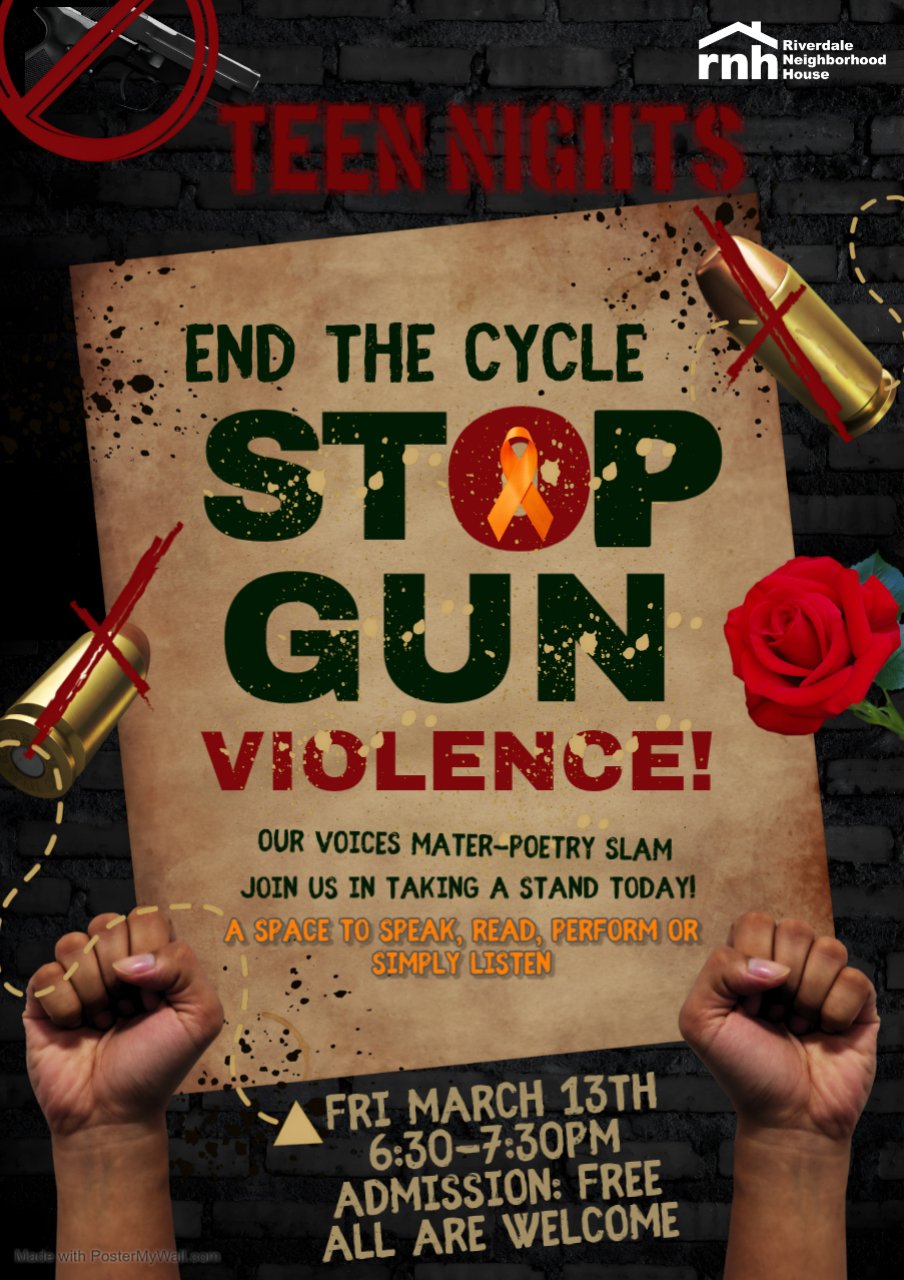 Stop Gun Violence: Teen Poetry Slam