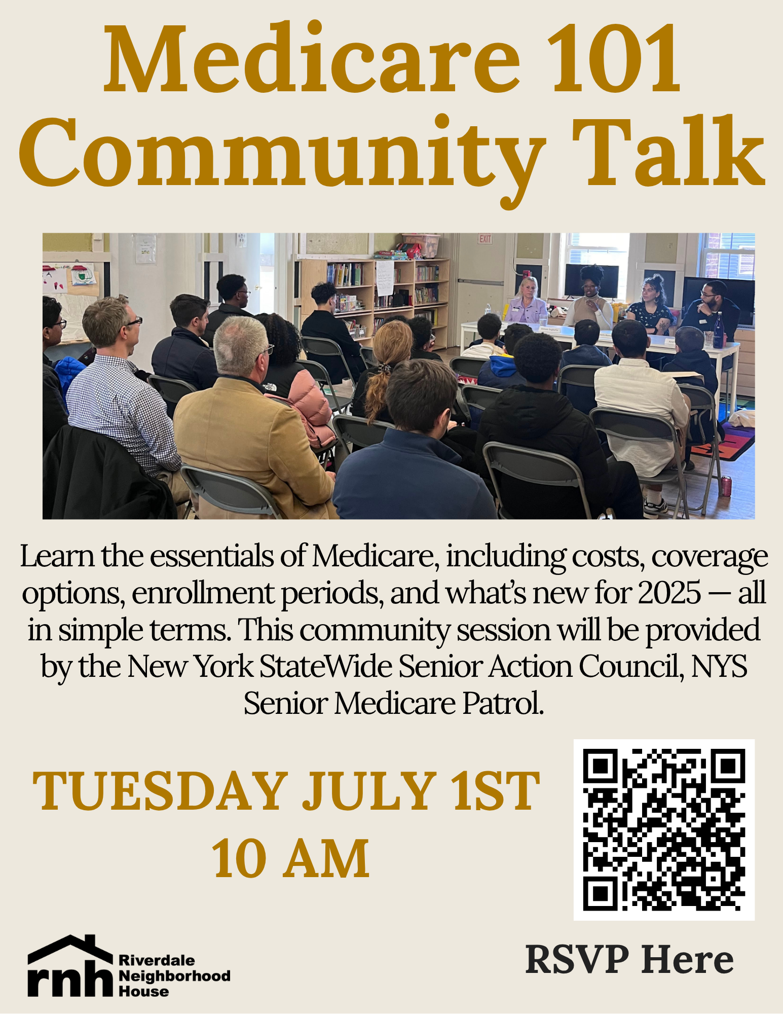 Community Talk: Medicare 101 — RNH