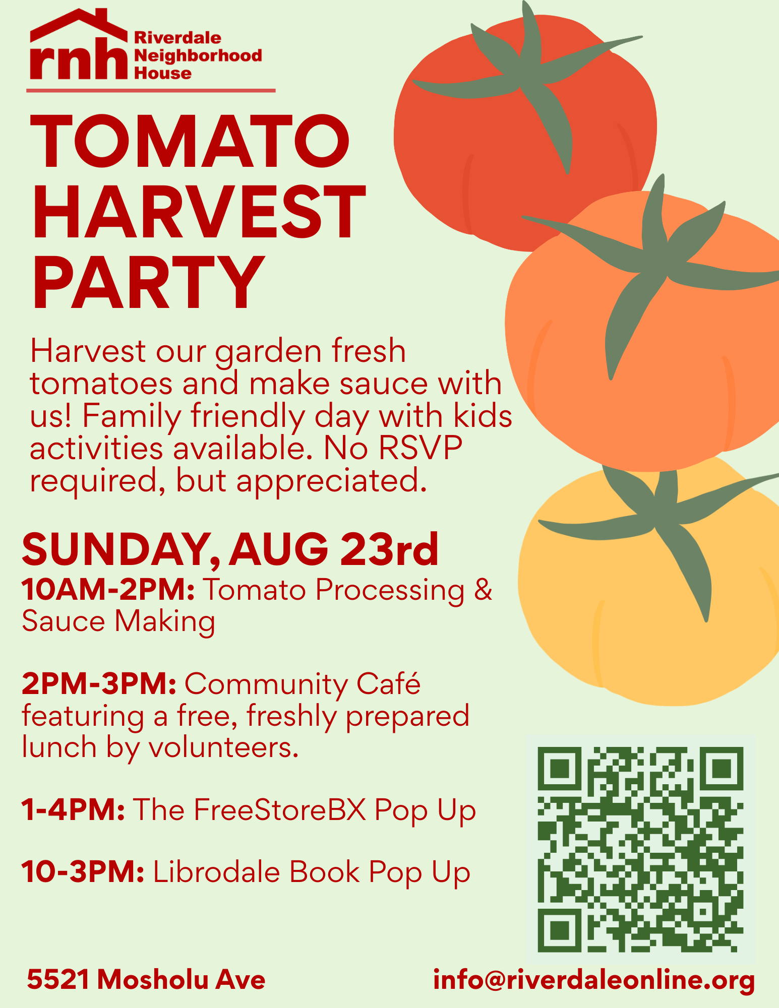 Tomato Harvest Party