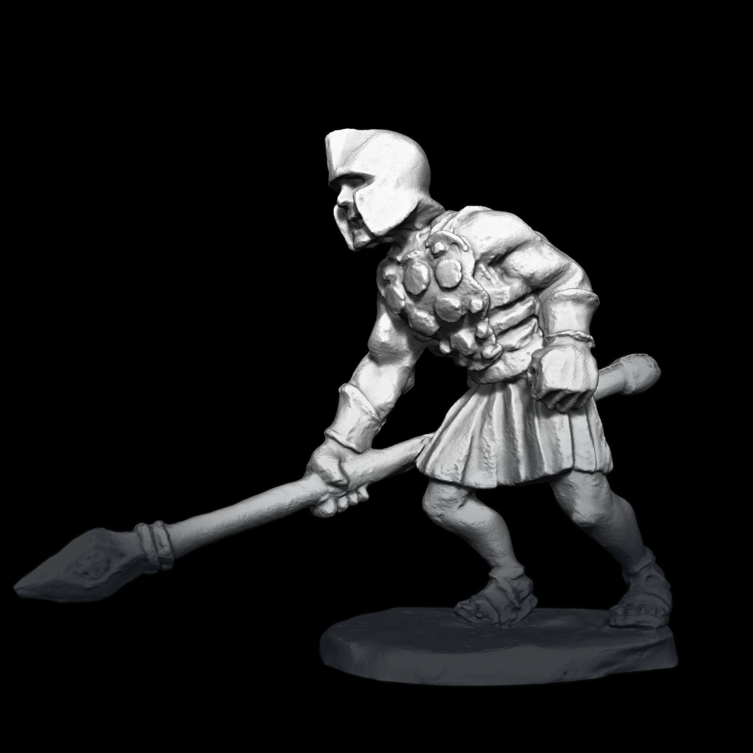 Cult of the Cyclops: Guard with Spear (version 2) — OLD SCHOOL ARCHIVE