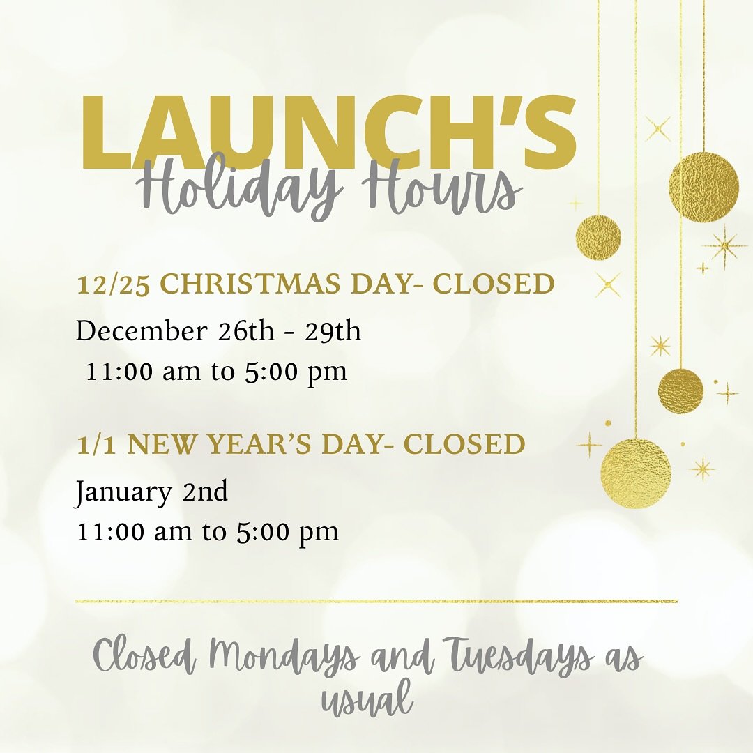 Holiday hours- barely closed except for our usual Mondays and Tuesdays! 😁 Friendly reminder to use any existing store credit before our ownership transfer.

#mindfulfashion 
.
.#newbeginnings 
.
.
#sustainablefashion  #resalenotretail♻️ #womanowned 