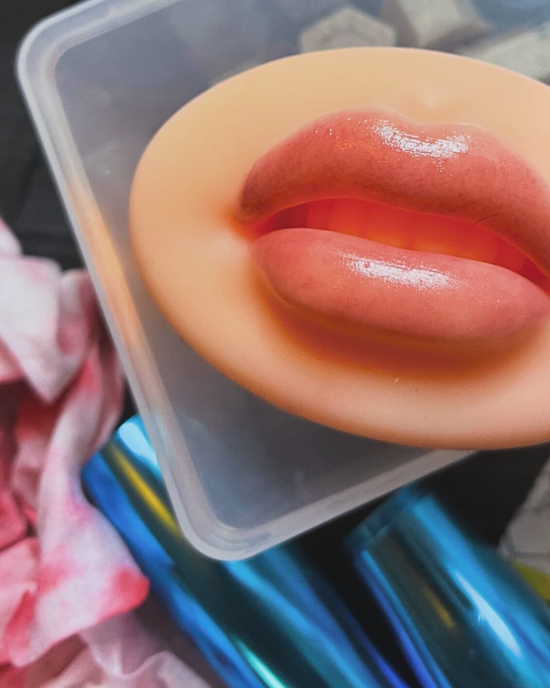 Oooooooo LA LA. Look at those top lip pixels! #lipblushing #lipblushseattle #lipblush #liptattoo