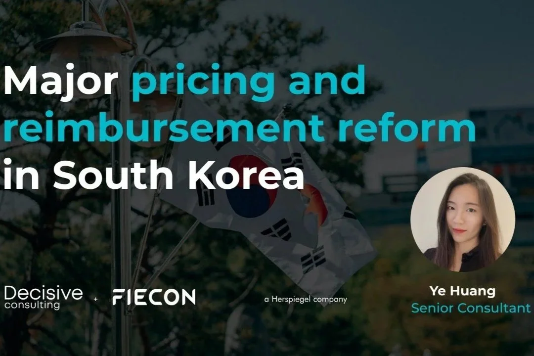 Major pricing and reimbursement reform in South Korea, and the implications to manufacturers