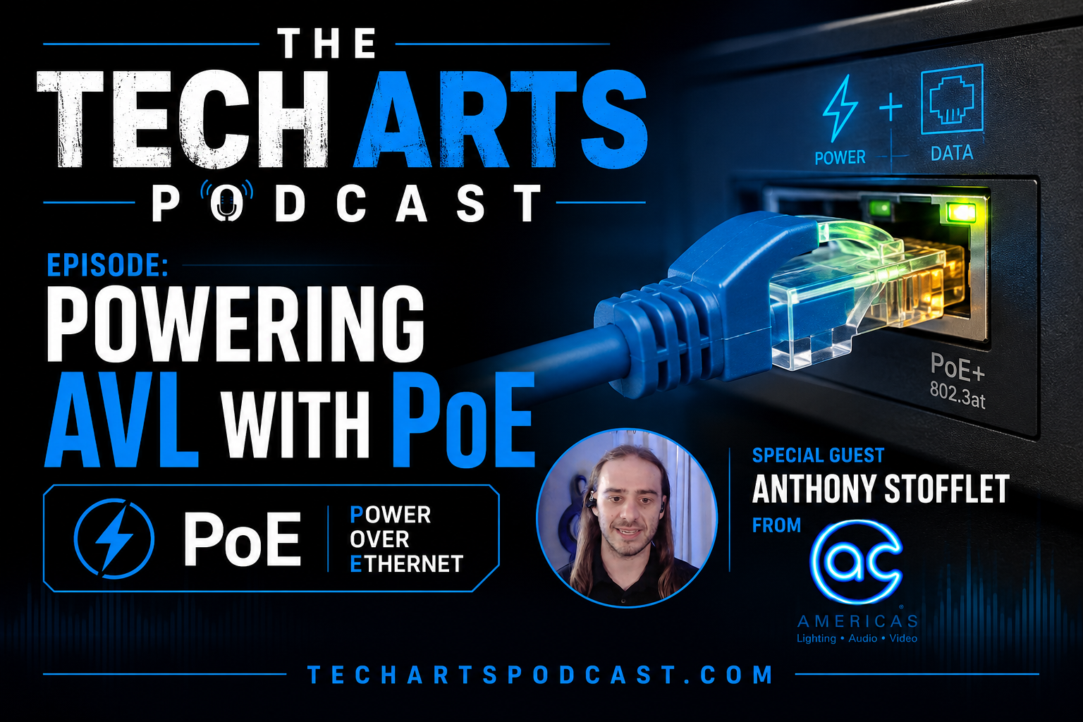 Powering AVL with PoE | Episode 94 | The Tech Arts Podcast interviews Anthony Stofflet