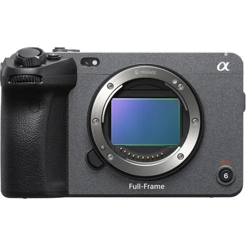 Canon EOS R5 mirrorless camera with a sleek design and advanced features for professional photography.