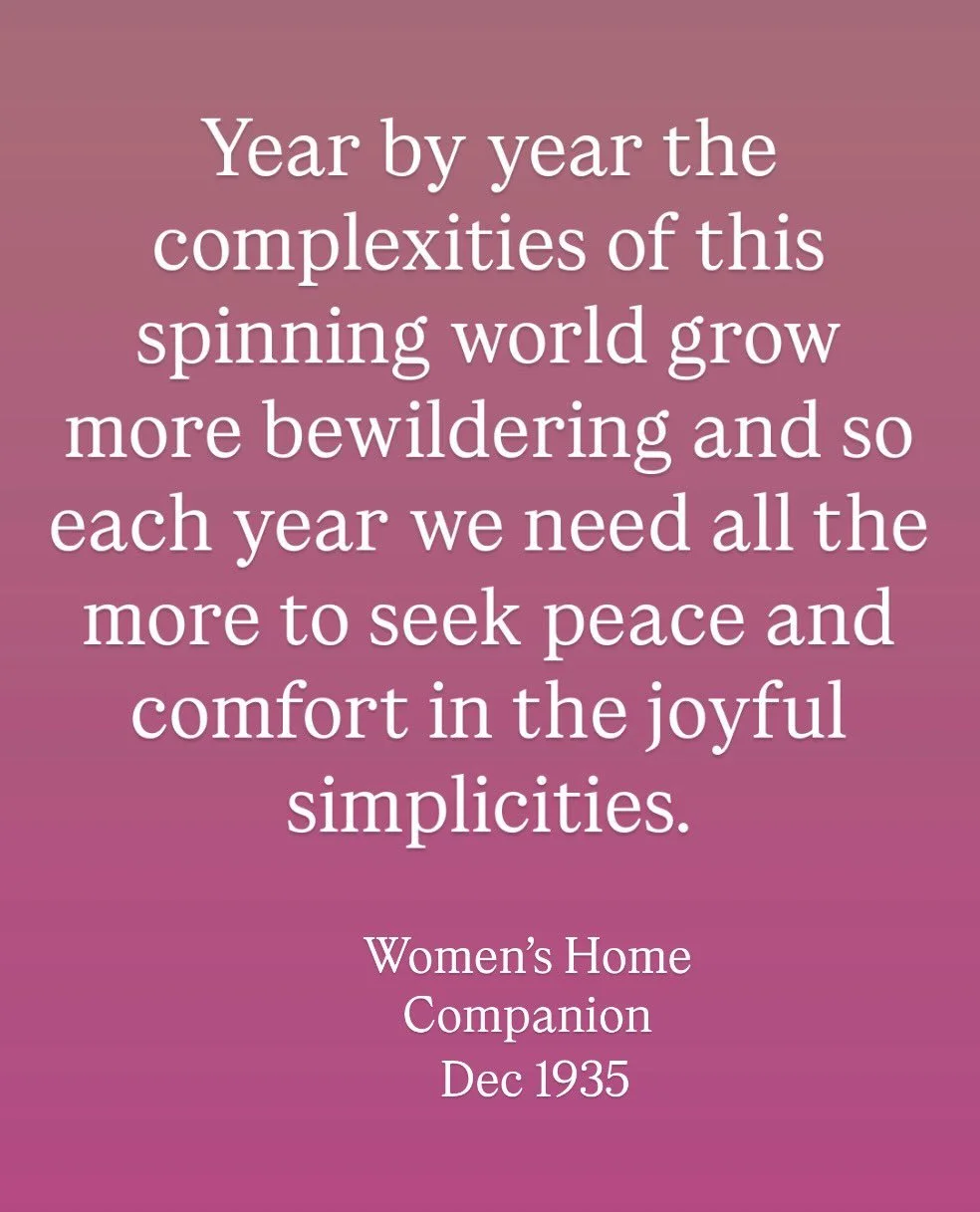 I read this quote this morning and while it originated in 1935 I can&rsquo;t help but think how applicable it is today💚
Looking ahead to a hunkered inside day full of joyful piddling (one of my favorite pastimes) including some reading, DIYing, maki