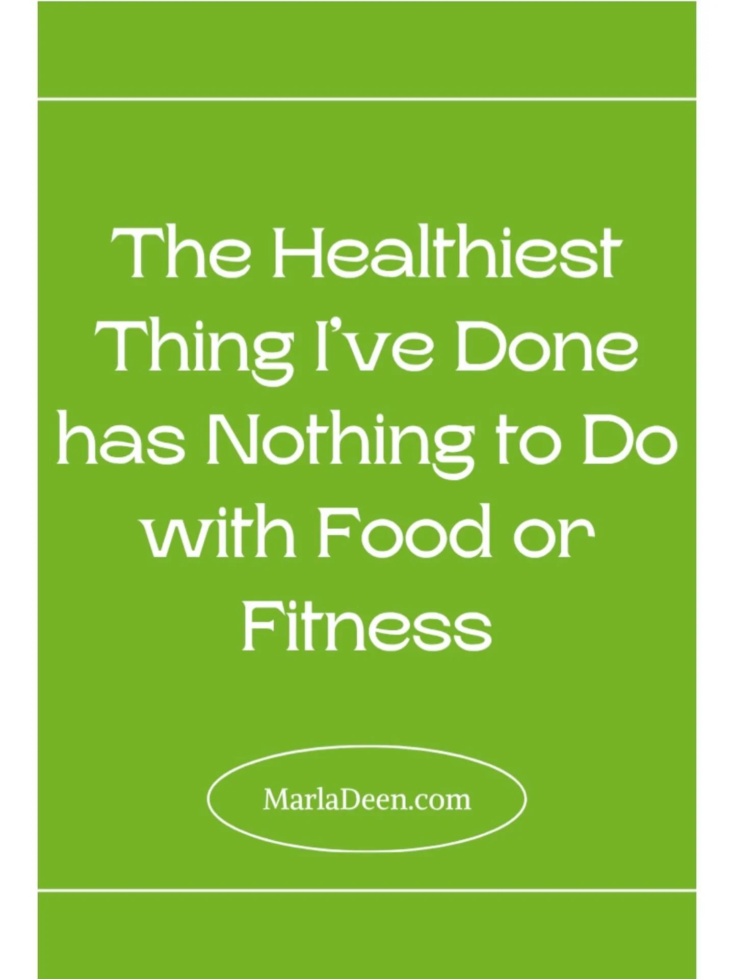 New blog post. . . If you&rsquo;ve been gripping a little too tightly, this one is for you💚
On Substack, or link in bio and here:
https://www.marladeen.com/marladeen/the-healthiest-thing-ive-done-has-nothing-to-do-with-fitness-or-food. ✨✨

#healthym