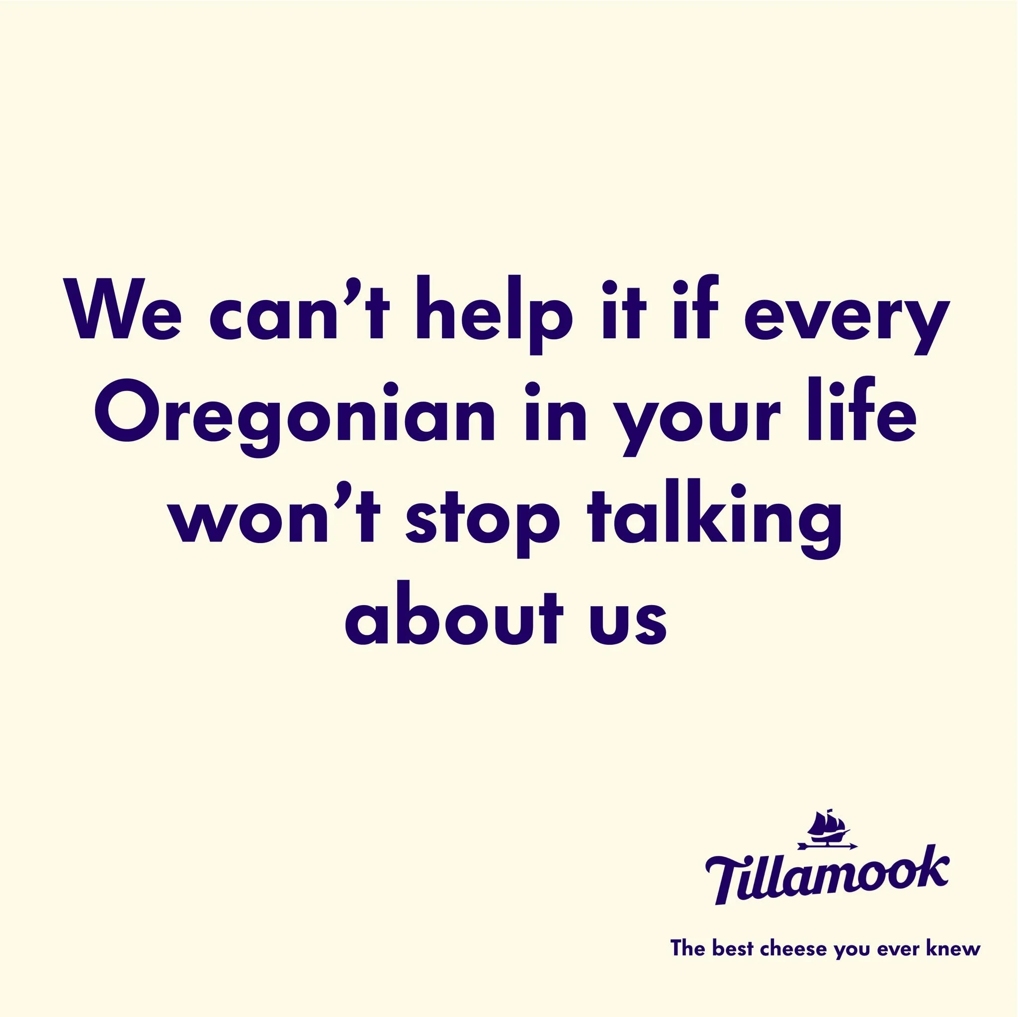 Day 58: I'm posting 1 ad mockup every other day until I get bored of doing it.

Brand:@tillamook 
Idea: Once you try Tillamook, you&rsquo;ll never forget it
Tagline: The best cheese you ever knew
