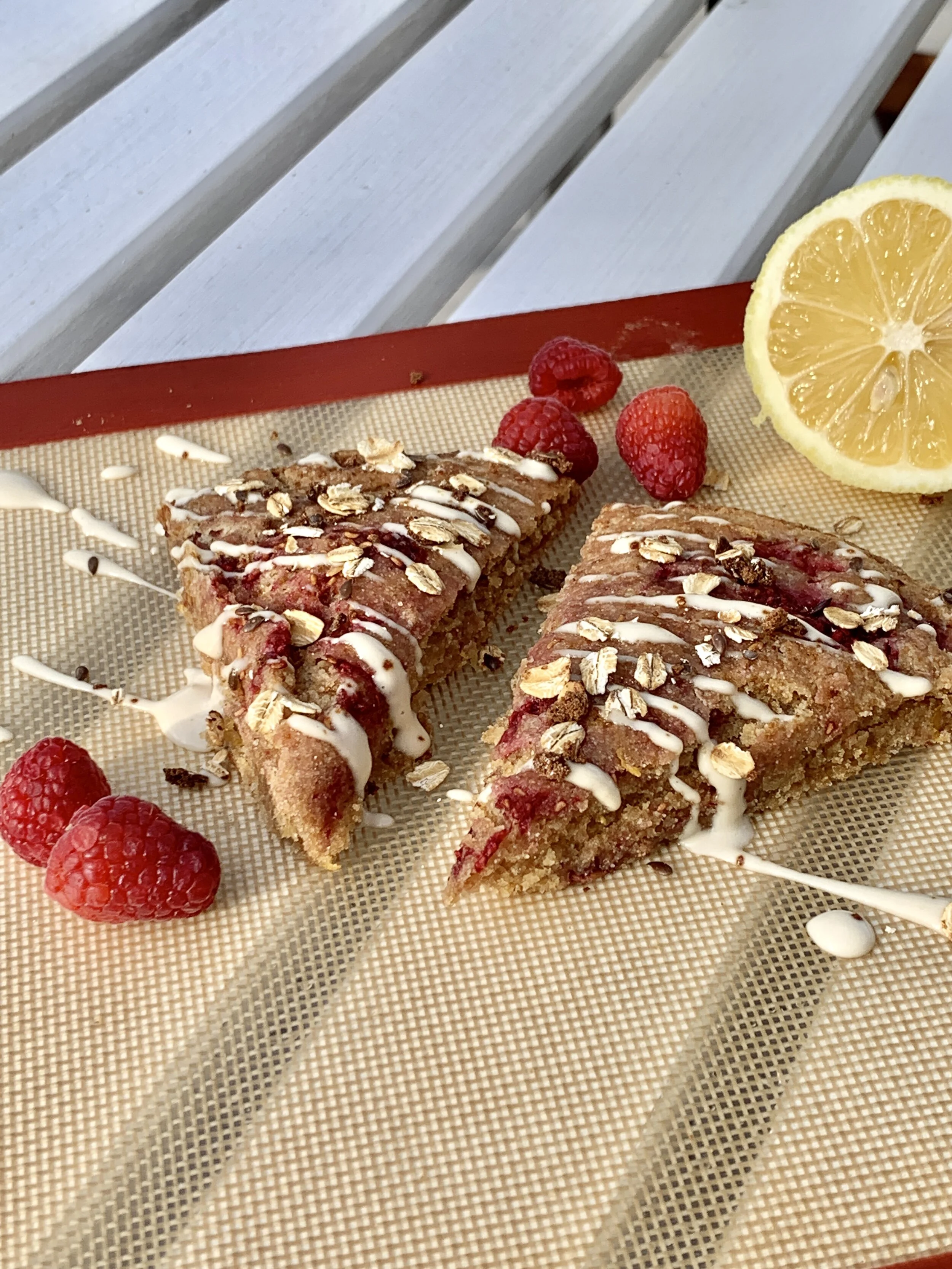 Lemony Raspberry Scones