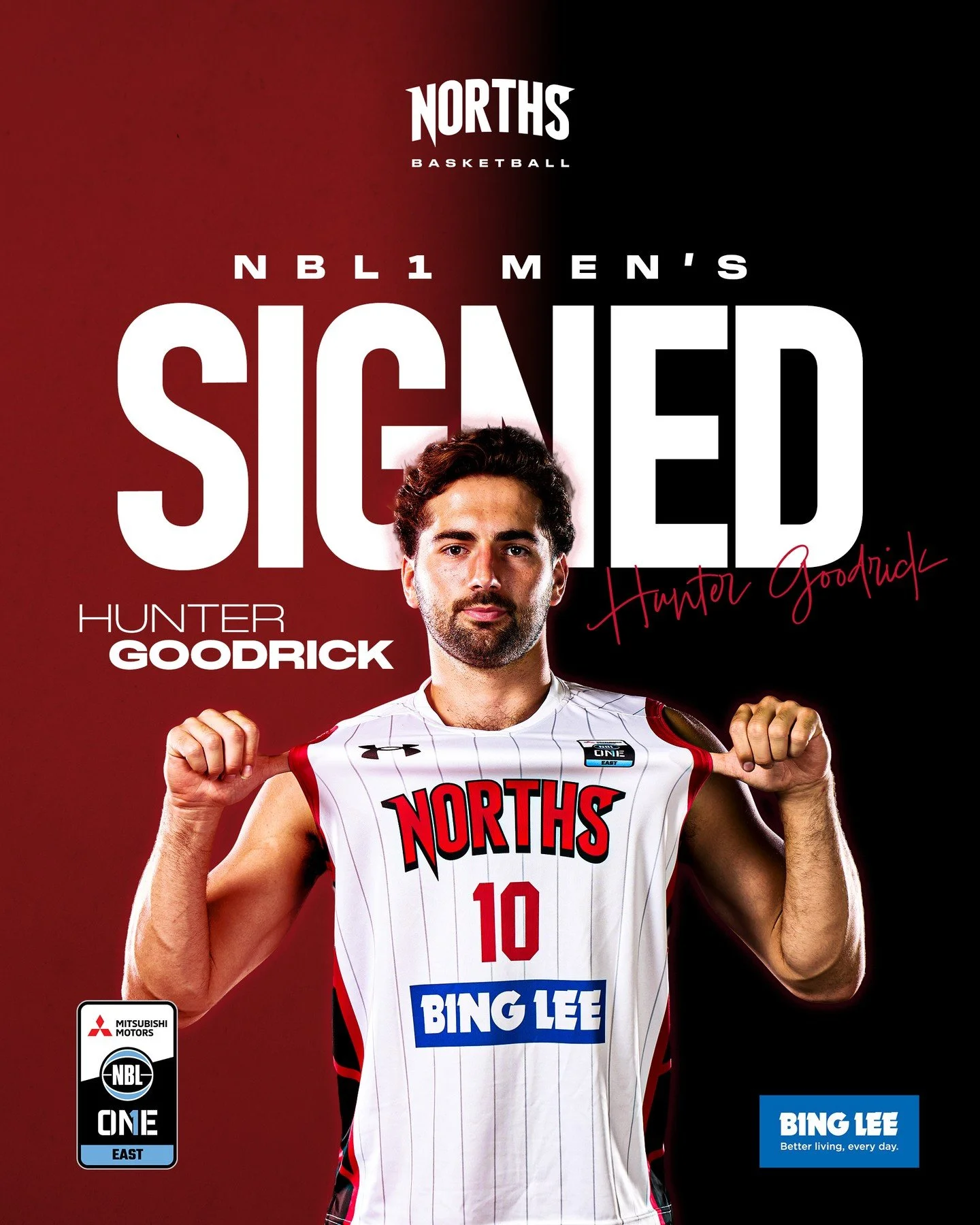 From the Kingdom, back to the Bear Cave! HUNTER IS BACK! 👑🐻⁠
⁠
Currently playing for the Sydney Kings in the NBL, we&rsquo;re thrilled to have Hunter bringing his elite skills and experience back to the NBL1 court! 🏀🔥⁠
⁠
A Norths junior, Hunter r