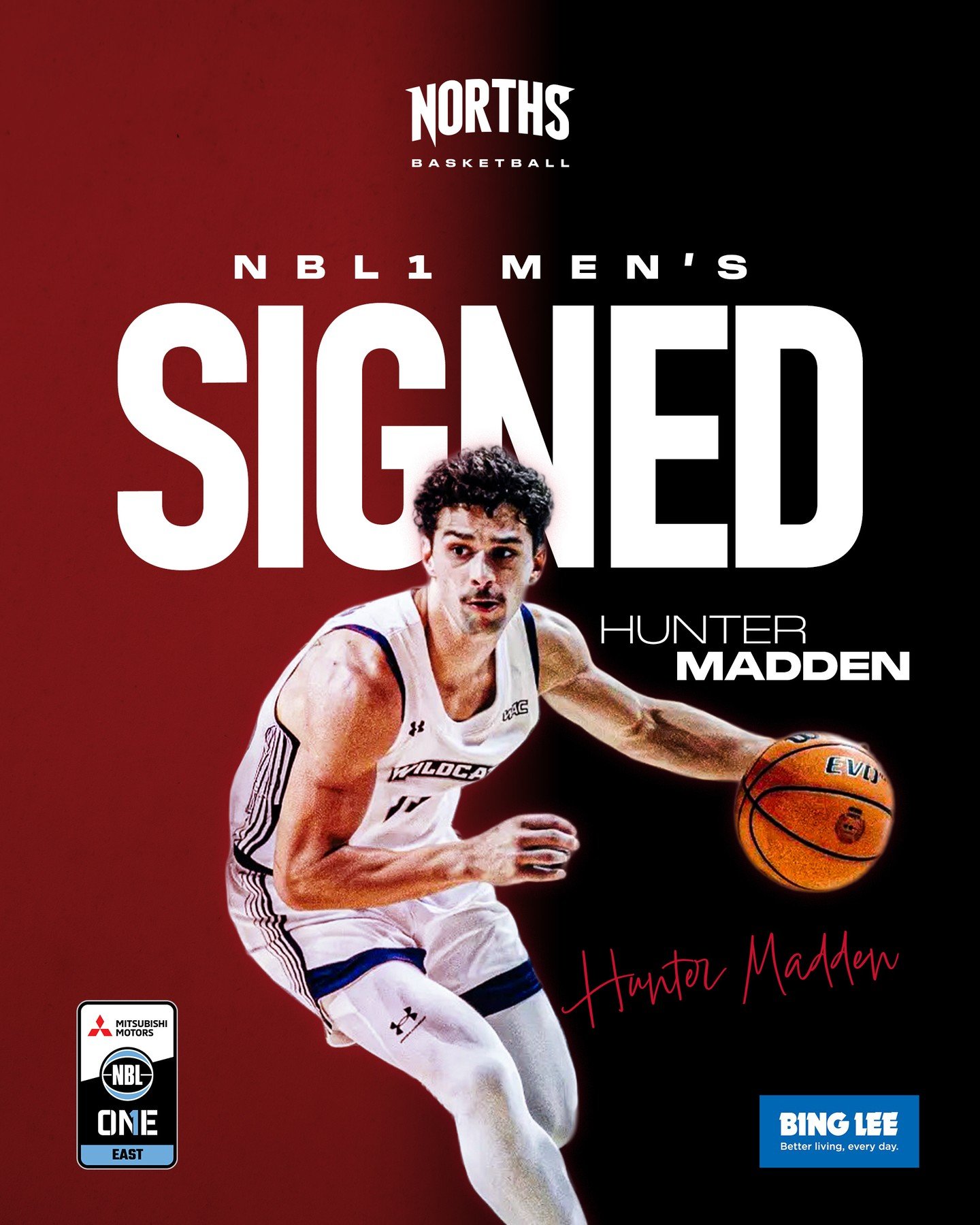 He&rsquo;s back where it all started! 💙🐻⁠
⁠
A Norths junior through and through, Hunter Madden returns to the Bears for the upcoming season 🔥⁠
⁠
Hunter brings elite experience from every level! Representing Australia at the U17 World Cup 🌏, playi