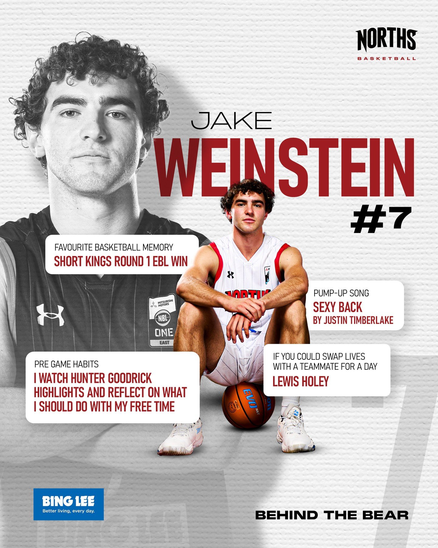Behind the Bear 🐻 | Meet Jake Weinstein⁠
⁠
You know the name 😤 now get to know the man 👀⁠
⁠
Next up in our Behind the Bear series is Jake Weinstein, giving fans a closer look at one of our 2026 NBL1 Bears 🏀⁠
⁠
Season&rsquo;s coming fast&hellip; a