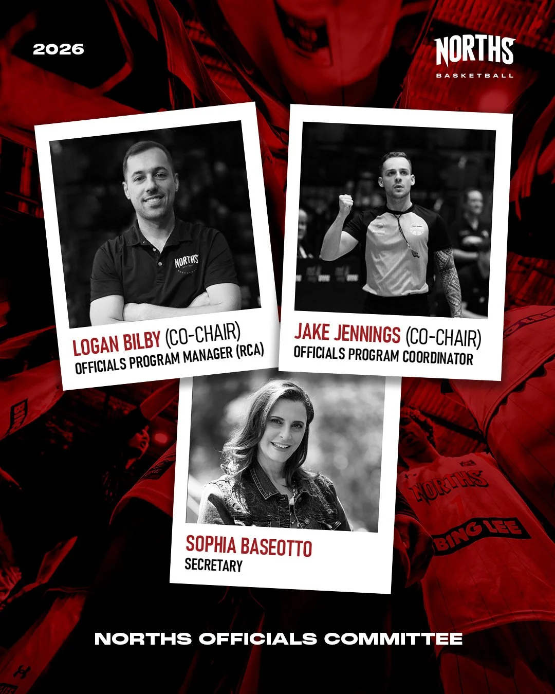 🐻 NORTHS OFFICIALS COMMITTEE | 2026 🐻⁠
⁠
We&rsquo;re proud to announce the Norths Officials Committee for 2026, entering its second year and continuing to strengthen officiating across our association.⁠
⁠
Created to be a voice for our officials, th