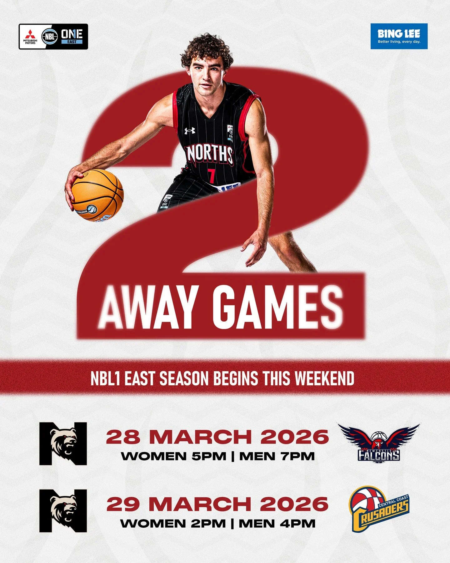 IT&rsquo;S GAME DAY 🐻🔥⁠
⁠
The moment we&rsquo;ve all been waiting for is finally here&hellip; NBL1 tips off TODAY.⁠
⁠
We hit the road for a huge double-header weekend, and we&rsquo;re coming in loud 😤⁠
⁠
Game 1. Newcastle Falcons!! Game 2. Central