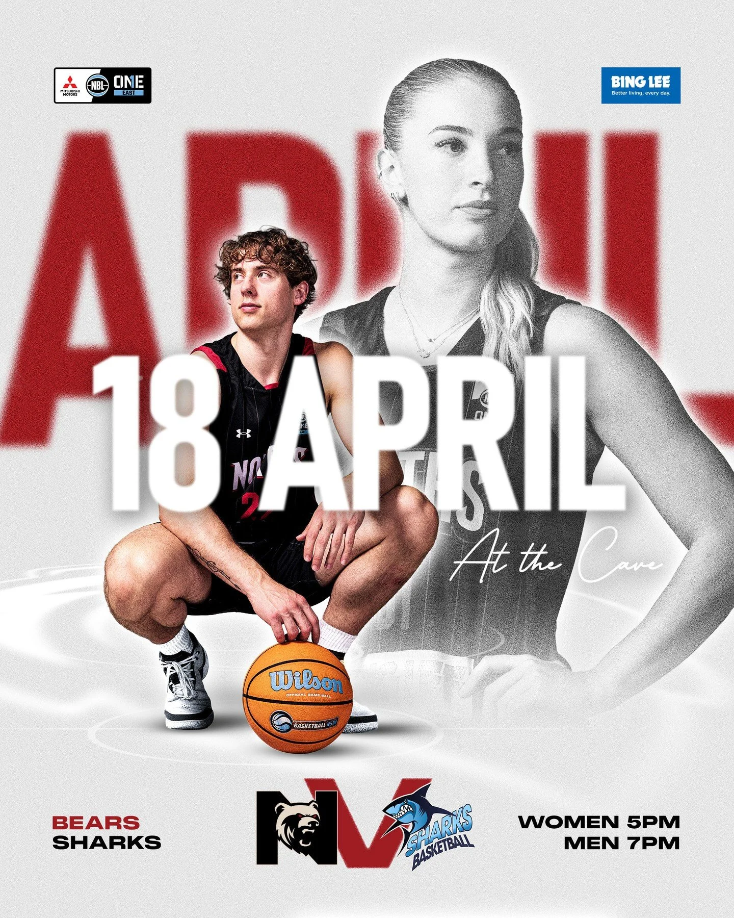 Back at the Cave 🐻🔥⁠
⁠
After a big home opener weekend, we&rsquo;re running it back 🔥 Two more big home games this Saturday at the Cave. 🐻x🦈⁠
⁠
We kick things off with a battle of the undefeated in the women&rsquo;s competition. ⚔️🔥⁠
⁠
Then we 