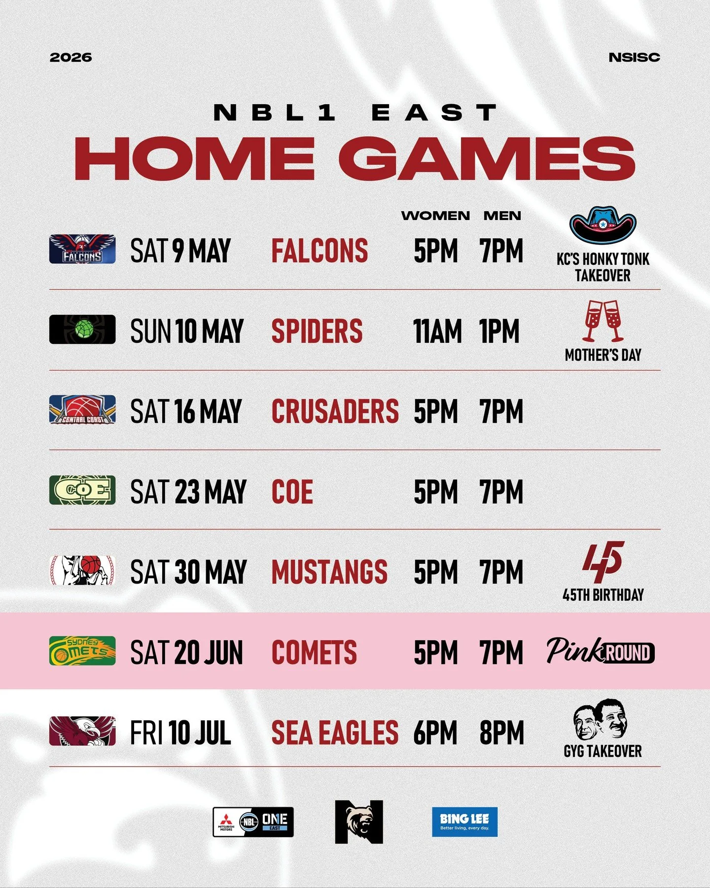 Big matchups, bigger moments, home or away. 🔥⁠
⁠
From our Back-in-the-Cave double header against the Falcons on the 9th of May all the way through to our local derby with Manly on the 10th of July, we have still got so much to look forward to, over 