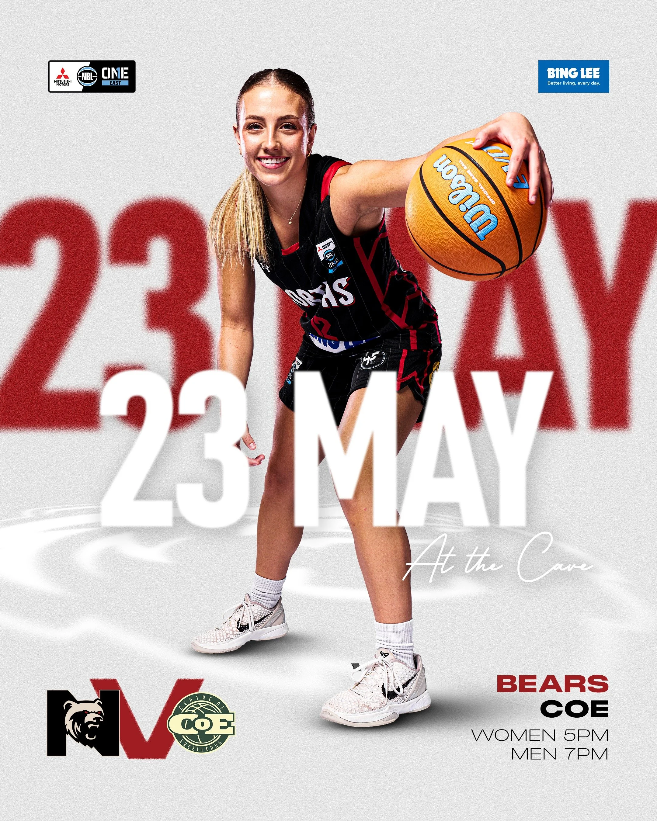 COE, we are ready! 💪

NBL1 East's finest talent are taking on the Australia's most elite youth players this Saturday! 

We are up for it. 
Home court. 
Our crowd.
Bear up! 🐾🐻

Tickets: visit the link in our bio
