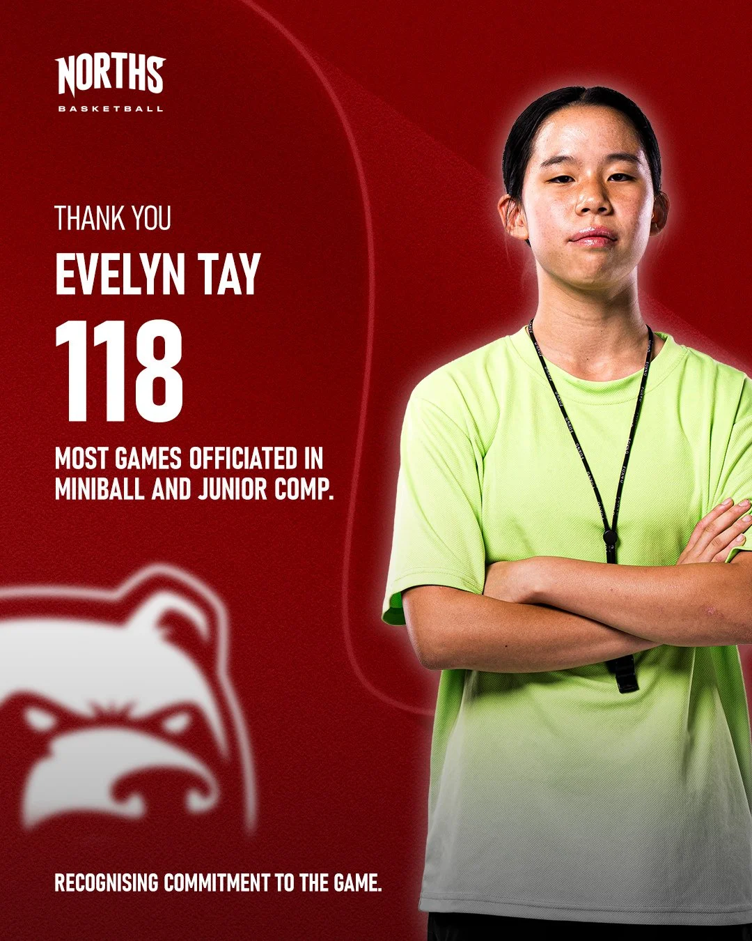 Commitment to the Game✨️⁠
⁠
A huge thank you to all of our referees for their dedication and commitment throughout the season. Without officials, there simply wouldn&rsquo;t be games.⁠
⁠
Special recognition to Evelyn Tay and Gary Tchaprazian for thei