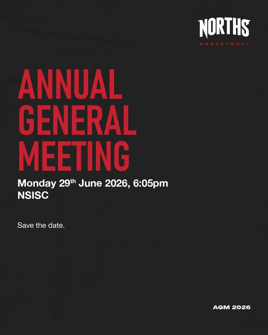 Northern Suburbs Basketball Association Inc. 2026 Annual General Meeting 🏀⁠
⁠
📍 North Sydney Indoor Sports Centre⁠
📅 Monday 29 June⁠
⏰ 6:05pm⁠
⁠
For more information, and to nominate or vote for board positions, head to the link in our bio.