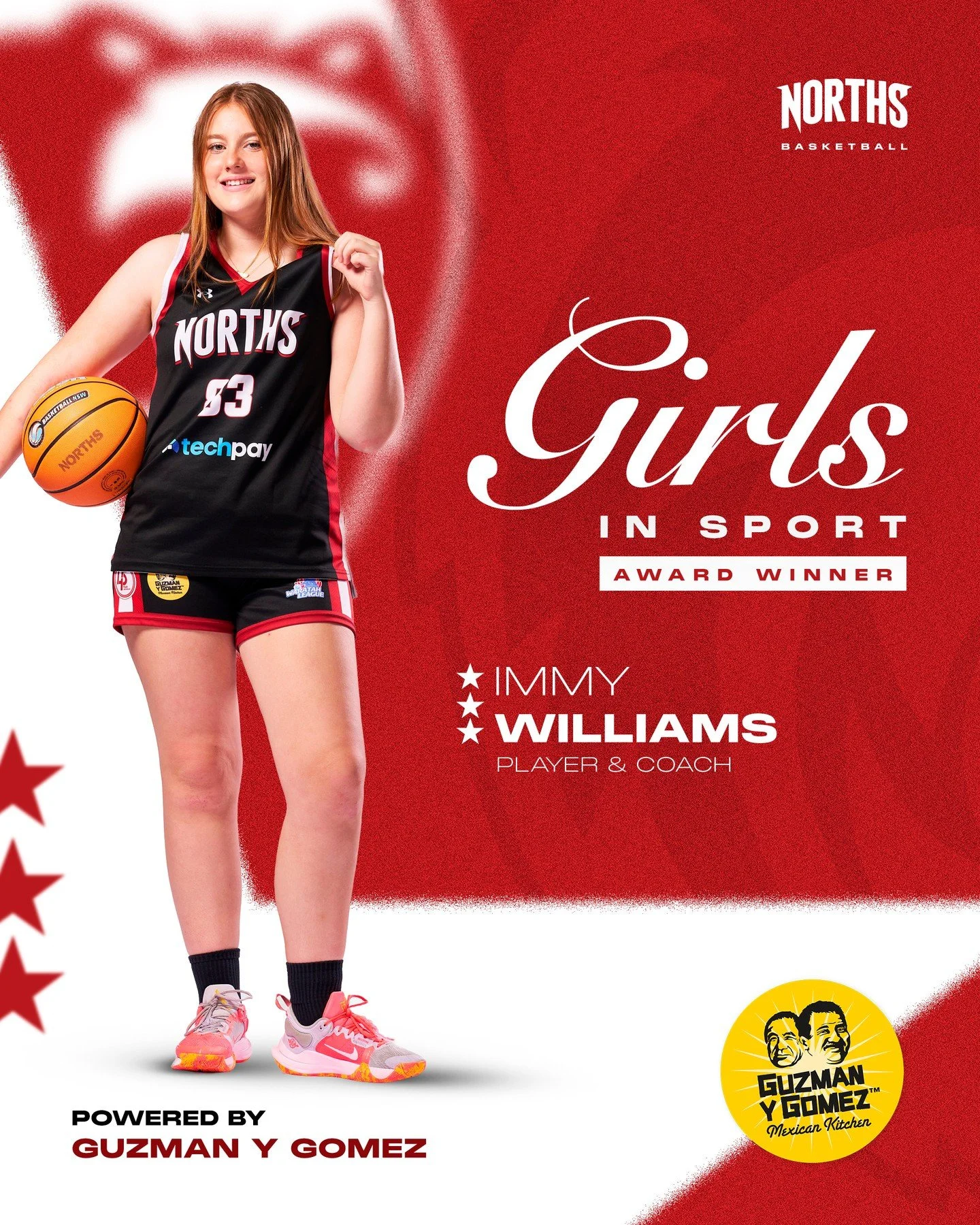 GIRLS IN SPORT WINNER 🏀🩷 ⁠
⁠
A huge congratulations to Immy Williams, our September Girls in Sport recipient!⁠
⁠
This award recognises girls who demonstrate leadership, positive role modelling, commitment to growth and contribution beyond performan