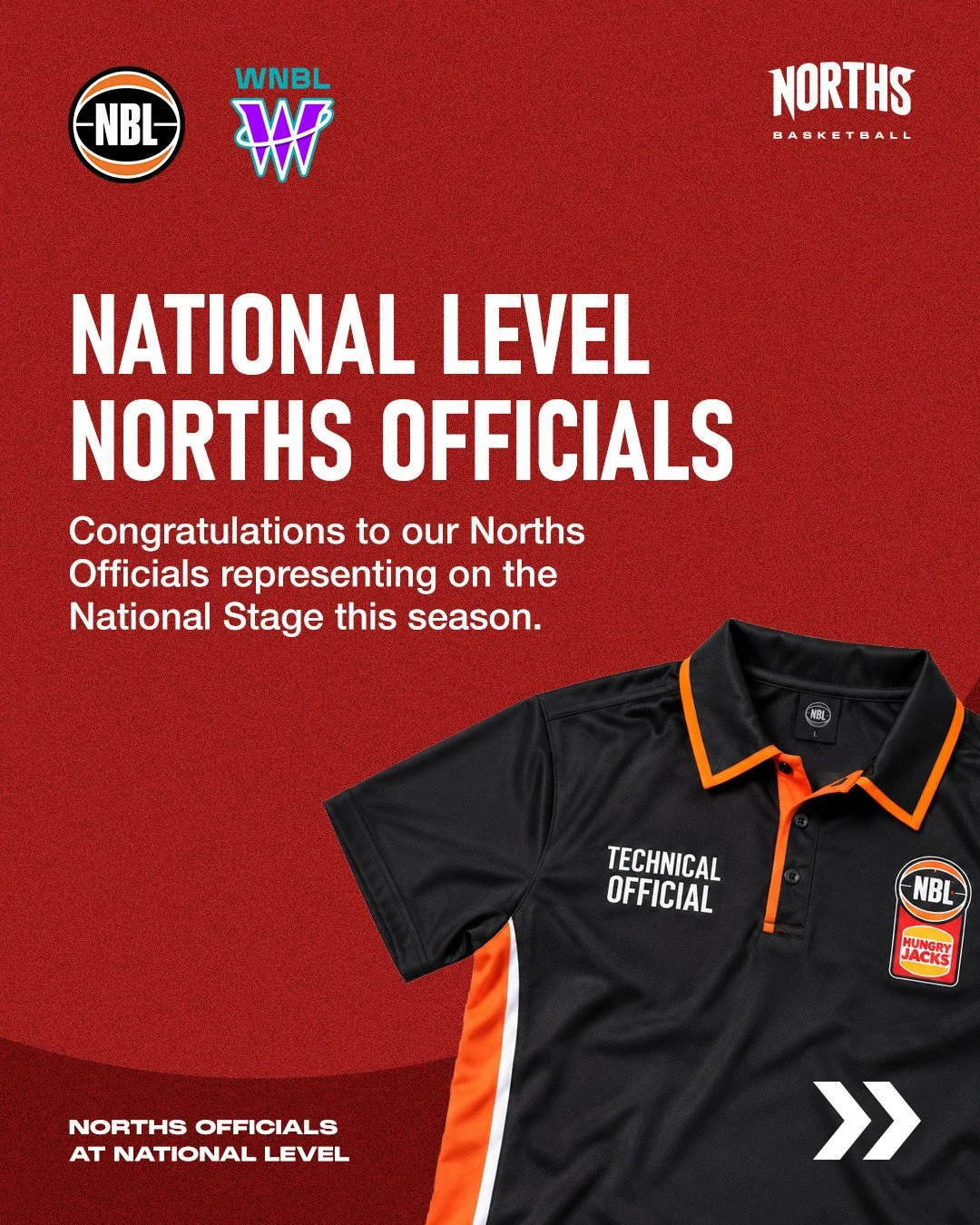 Congratulations to our Norths Officials that have been selected on national panels this upcoming NBL &amp; WNBL season. ⁠
⁠
It is a great representation of the culture and pathway we are building within the club, showing progression for not only our 