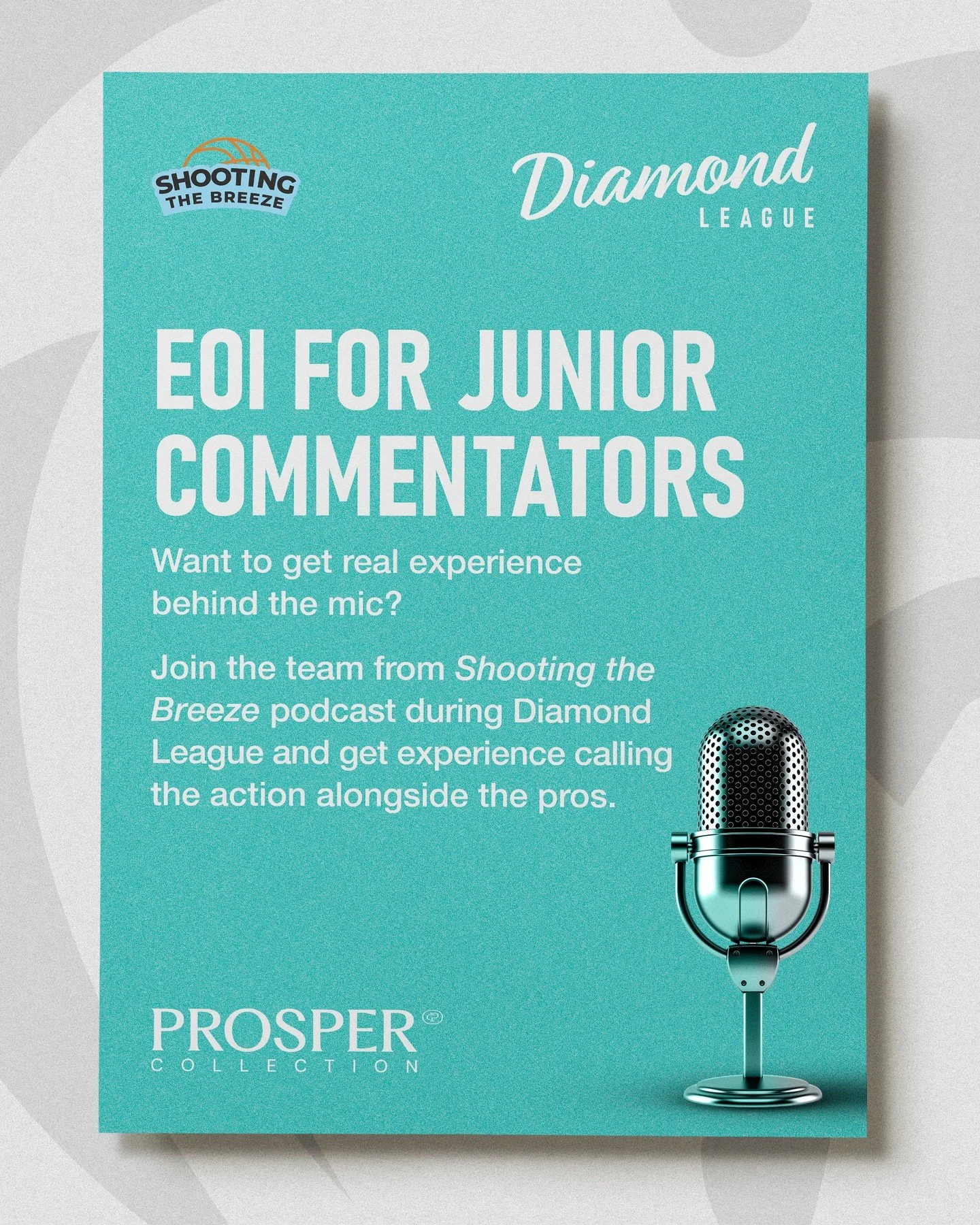 NORTHS LAUNCHES JUNIOR MEDIA PROGRAM 🎙️⁠
⁠
As part of our upcoming Diamond League season, we want to give the next generation of media stars a voice, in a safe and welcoming environment. ⁠
⁠
You'll call games live, alongside some of the best in the 
