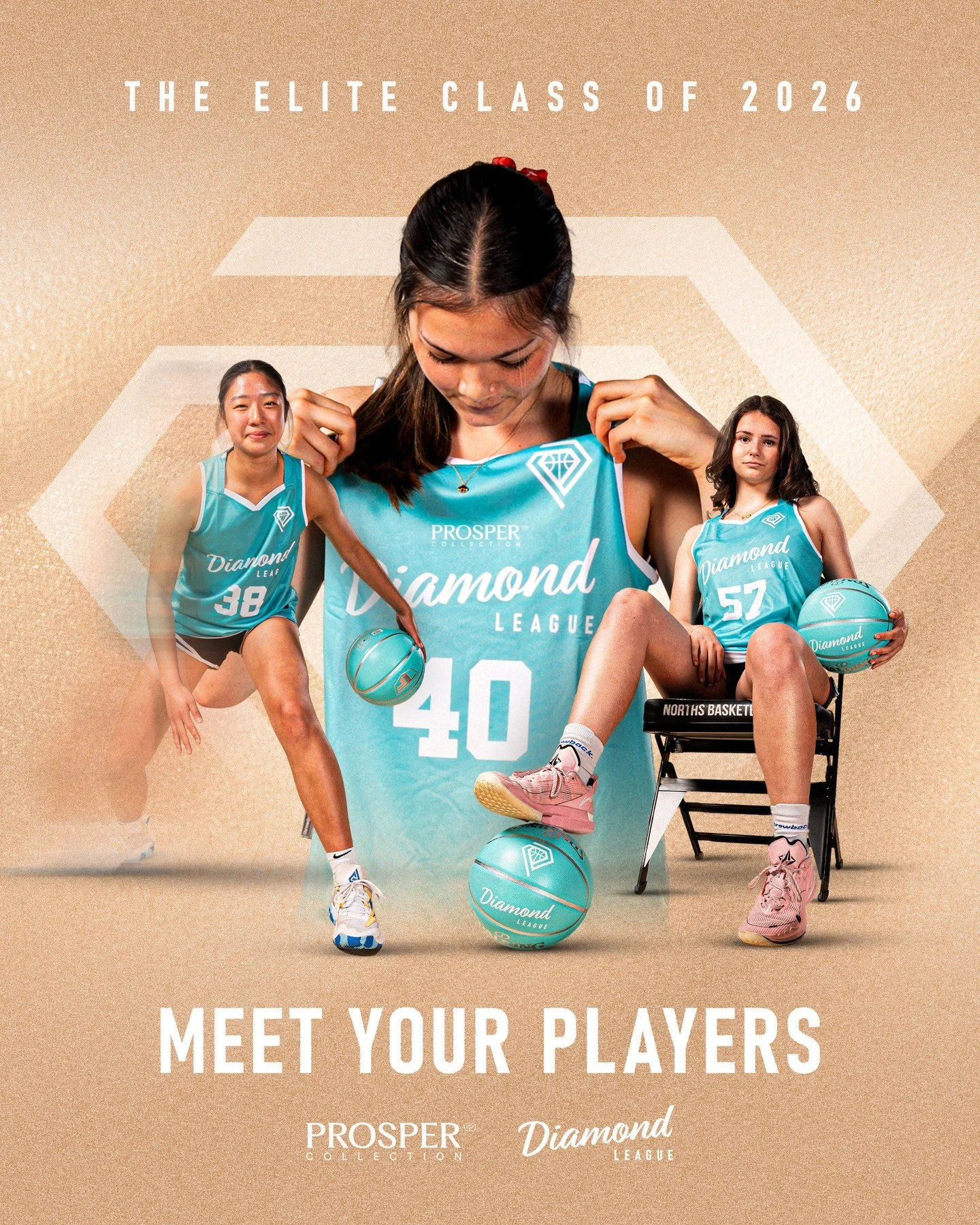 MEET OUR DIAMOND LEAGUE by @prospercollection GIRLS 🏀💎 ⁠
⁠
We&rsquo;re proud to announce the next generation of female basketballers, taking the floor and developing through the off-season.⁠
⁠
Can't wait to get started, November 12th!