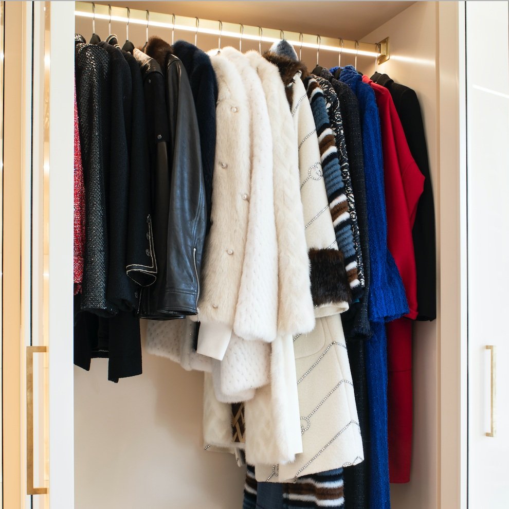 REACHING THE TOP — LA CLOSET DESIGN