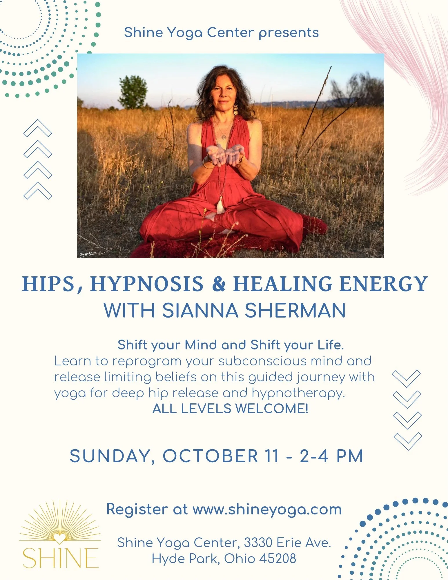 Hips, Hypnosis and Healing Energy