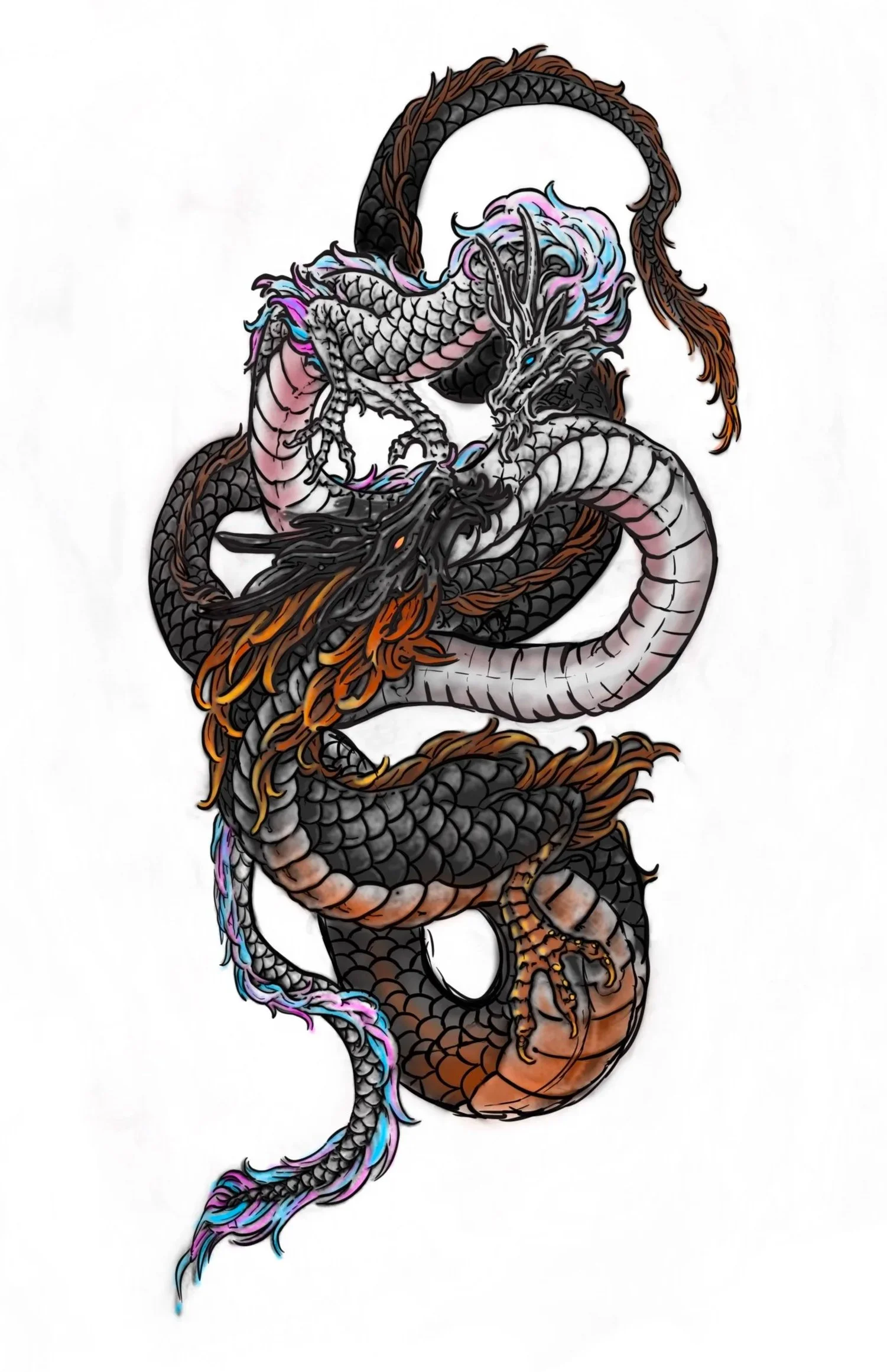 Japanese Inspired Dragons