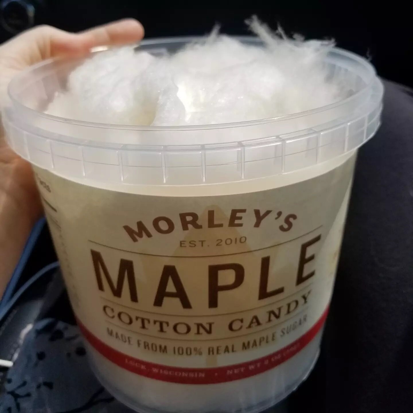 Oh my goodness, yum! If you've never had maple cotton candy... thank you for hosting a lovely chamber meeting this morning.