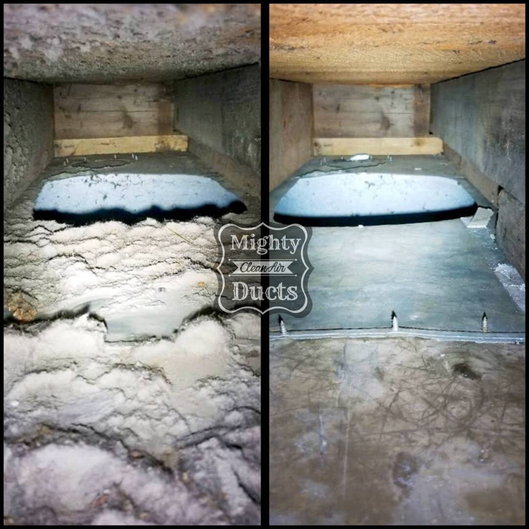 Happy #TransformationTuesday ! Is duct cleaning worth it? This is the difference a few hours can make in the lungs of your home. We are booking out into mid December right now so if you've been meaning to get it done, now is a great time to get on th