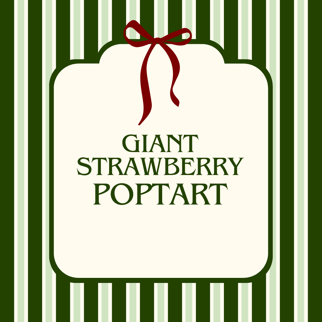 Giant Strawberry Poptart