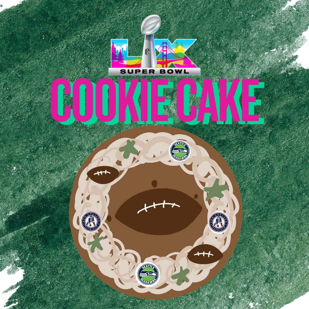 Super Bowl Cookie Cake